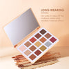 MC08 15 Color Eyeshadow Palette Glitter Matte Pearlescent