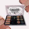 Eyebrow Eyeshadow Powder Cream Comprehensive Makeup Palette with Tools Set