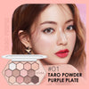 12 Color Honeycomb Hexagon Eyeshadow Palette Taro Earth Natural Highlight