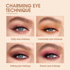 MC08 15 Color Eyeshadow Palette Glitter Matte Pearlescent