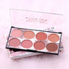 8 Color Blush Palette Matte Long Lasting Natural Rouge