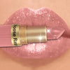 Pearlescent Pink Glitter Velvet Lipstick Metallic Waterproof