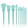 Durable 10pcs Natural Hair Colorful Makeup Brushes