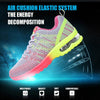 Fashion Women Lightweight Running Shoes Outdoor Sports Shoes Breathable Mesh Comfort Air Cushion Lace Up Sneakers Womans Athletic Sneakers Workout Running Shoes