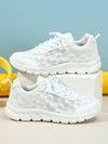 White shoes breathable lightweight casual sports women's shoes