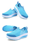 Women Casual Sneakers Sport Fashion Height Increasing Woman Breathable Air Mesh Sneakers Platform Tennis Walking Sneakers Comfortable Lightweight Casual Fitness Shoes