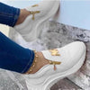 Women Luxury Pink Shoes Thick Bottom Women Vulcanize Sneakers