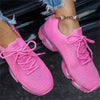 Women Trendy Sneakers Fashion Cushion Lace Up Running Sport Sneakers