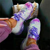 Women Trendy Sneakers Fashion Cushion Lace Up Running Sport Sneakers