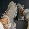 Women Trendy Sneakers Fashion Cushion Lace Up Running Sport Sneakers